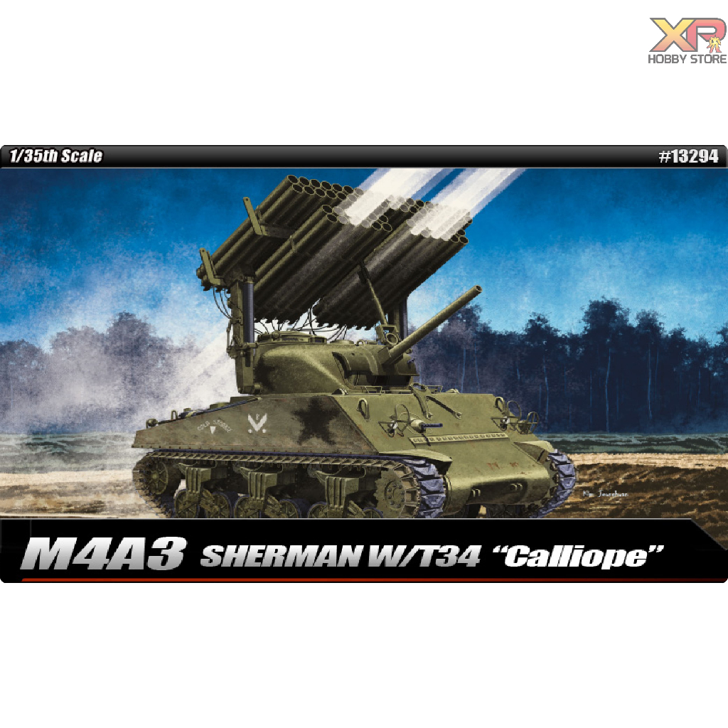 [Academy Model] 1/35: M4A3 SHERMAN w/T34 "CALLIOPE" (AC 13294)