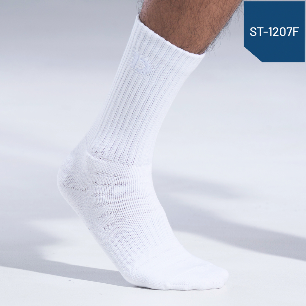 D-STEP ถุงเท้าคอตตอน ข้อยาวพิเศษ ขนหนูเต็ม - ถุงเท้าเตรียมทหาร - ถุงเท้าทหาร/ ST-1207