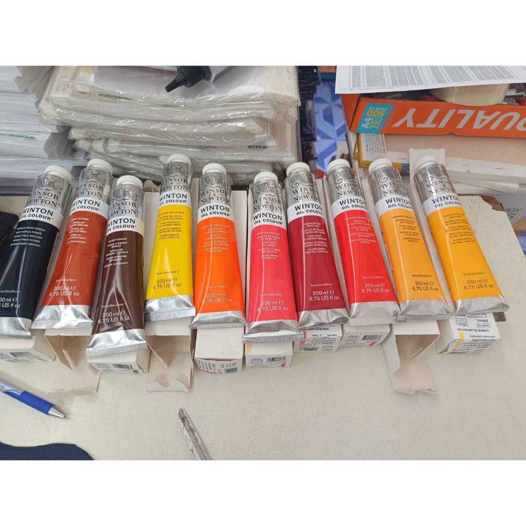 สีน้ำมัน Winton (Winsor & Newton) ขนาด 200ml 1-10สี เบอ 048-115