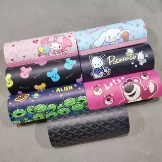 กล่องแว่นตา ทรงกระบอกวงรี หนัง PU ที่เปิดเป็นแม่เหล็ก ขนาด 16x6 ซม. กล่องแข็งแรง สกรีนสวย ลายการ์ตูนน่ารัก