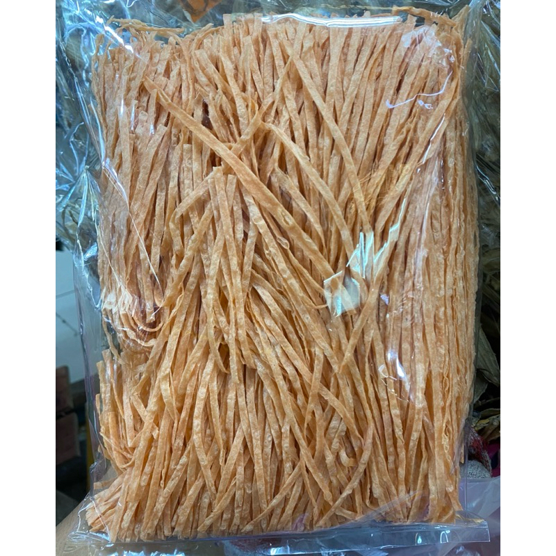 ปลาเส้นทาโร่ ปลาเส้นปรุงรส ปลาเส้นรสปูอัด 500กรัม ถูกที่สุด!!