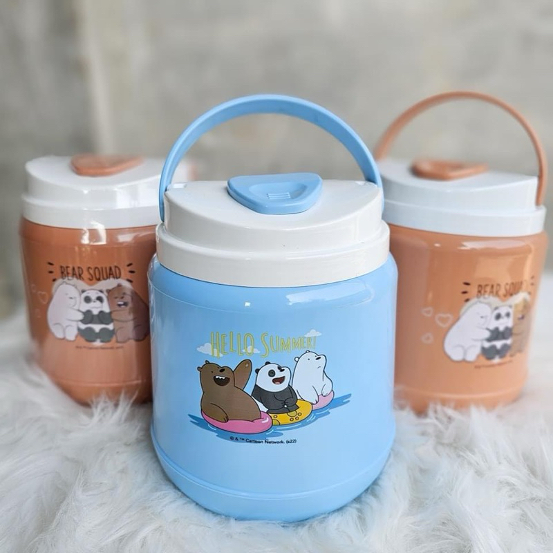 กระติกน้ำ we bear bear สีน้ำตาล