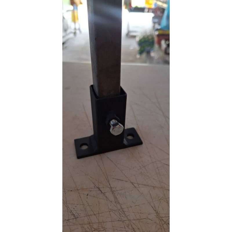 ข้อต่อเหล็ก ขารอง สำหรับต่อเหล็กกล่องขนาด1×1นิ้ว