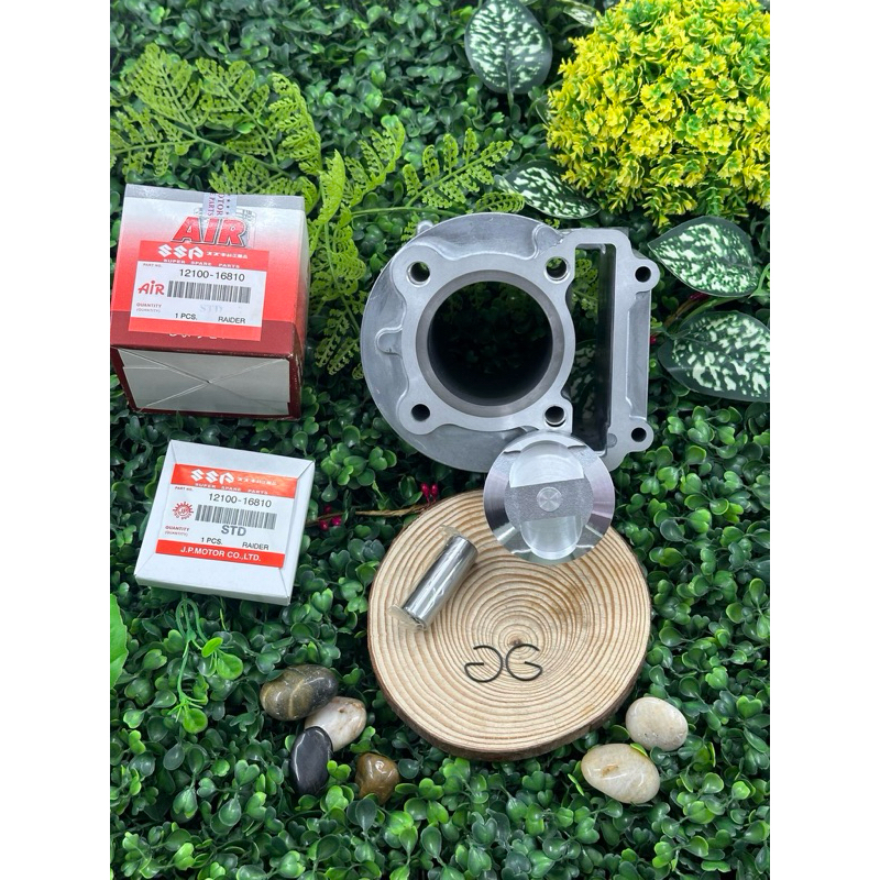 เสื้อmioลูก57มิลสำหรับใส่ชักเดิมพร้อมปาดหลบวาล์วลูกสูบสลัก15มิลปลอกนอกโต61.4มิลใส่แคร้งเดิมได้เลย