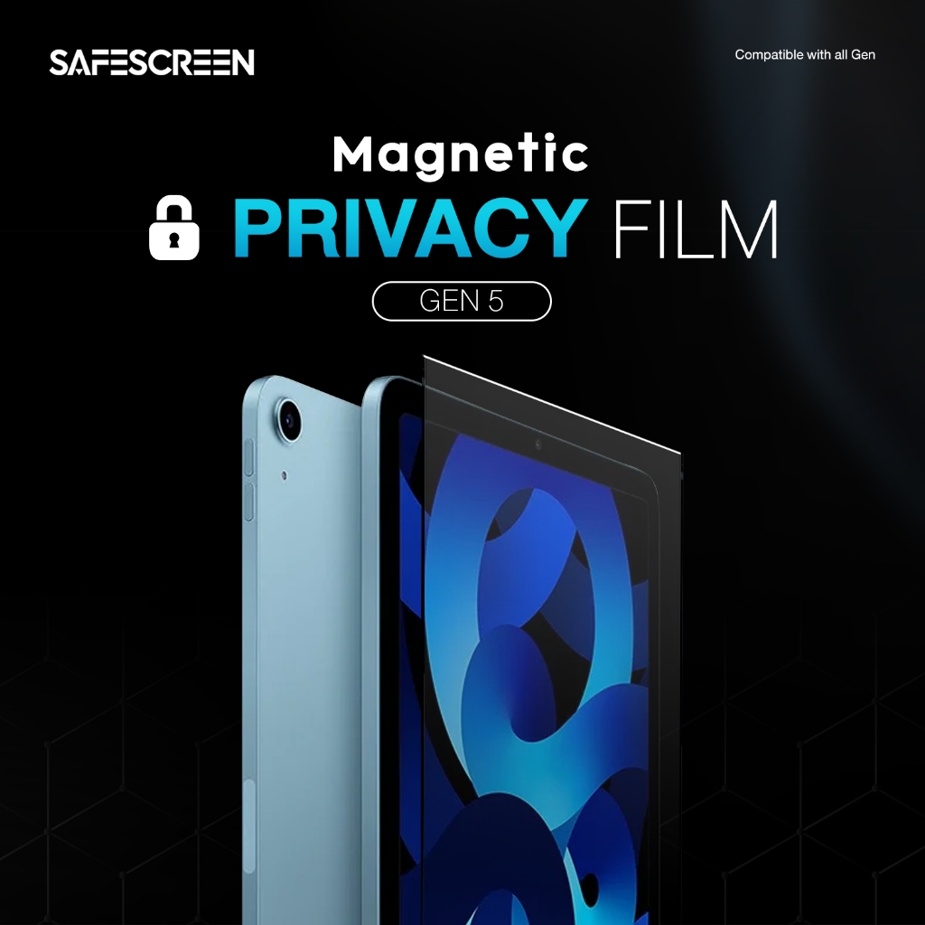 ฟิล์มกันเสือก แบบแม่เหล็ก สำหรับ IPad Air 10.9" (Magnetic Privacy Screen Easy Snap)