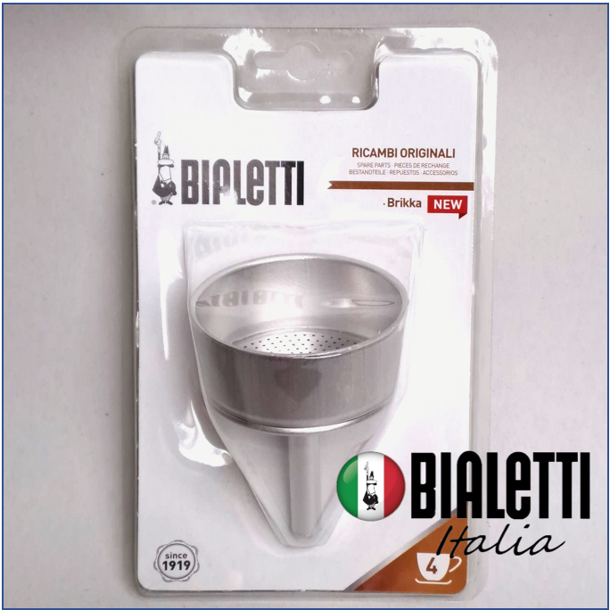 Bialetti Brikka รุ่นปี 2020 กรวยกรองกาแฟ ขนาด 2 4 ถ้วย