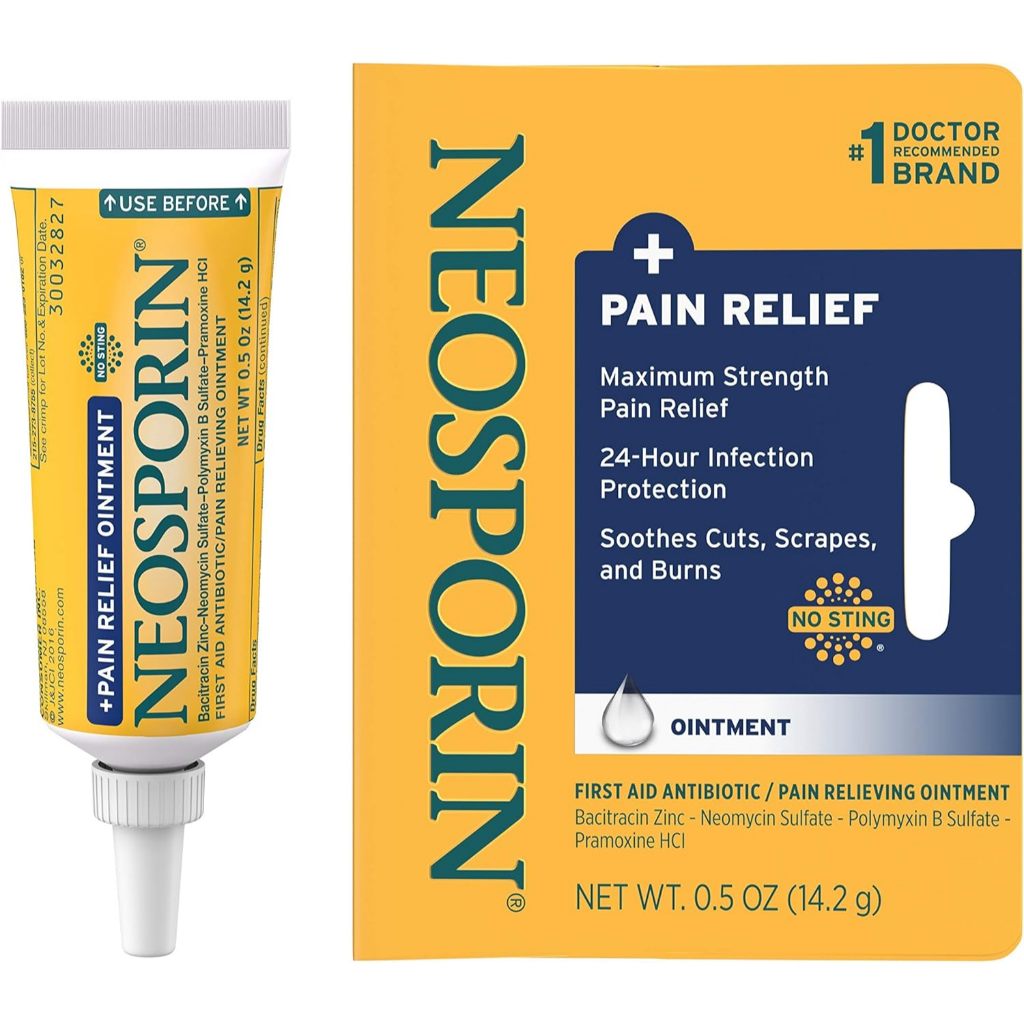 Neosporin Pain Relief Maximum-Strength Ointment ครีมขี้ผึ้งสูตรเข้มข้น