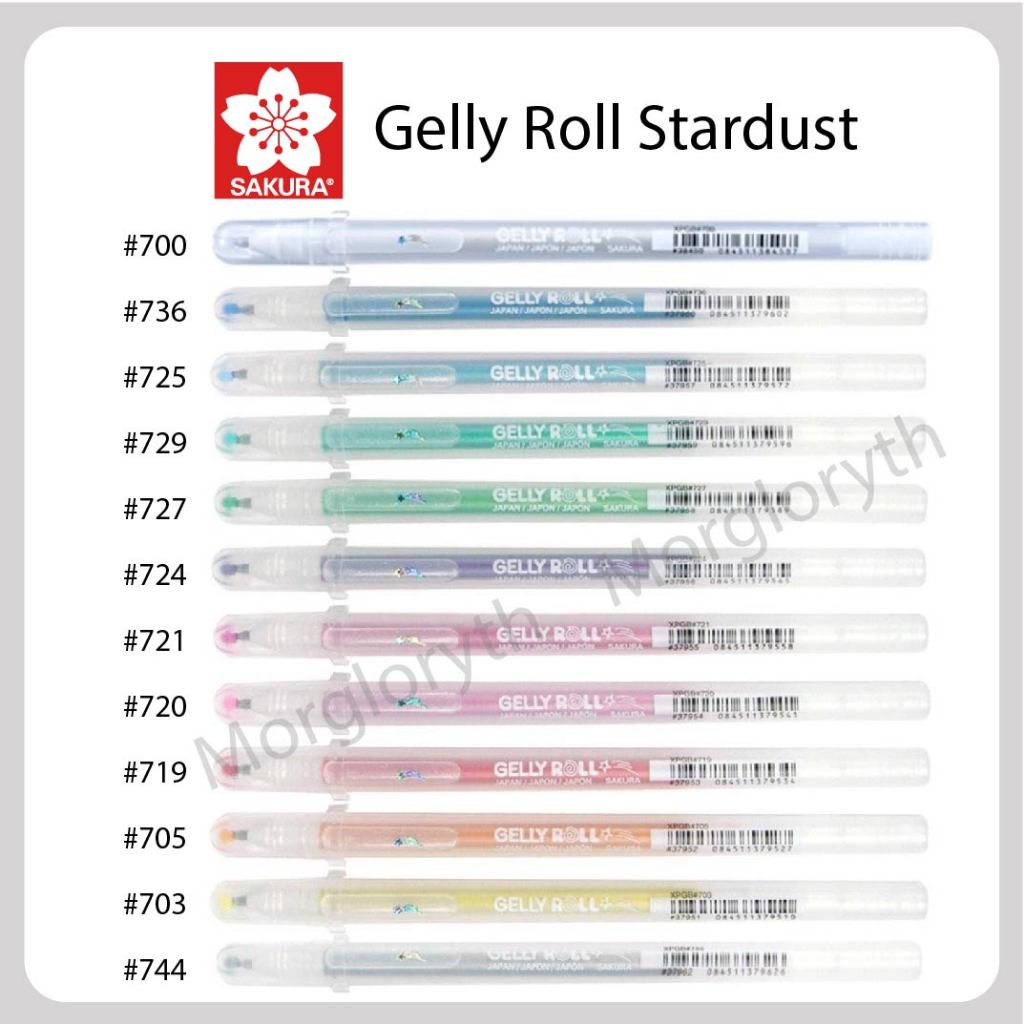 ปากกา Gelly roll sakura เขียนบนกระดาษดำได้ SKR023