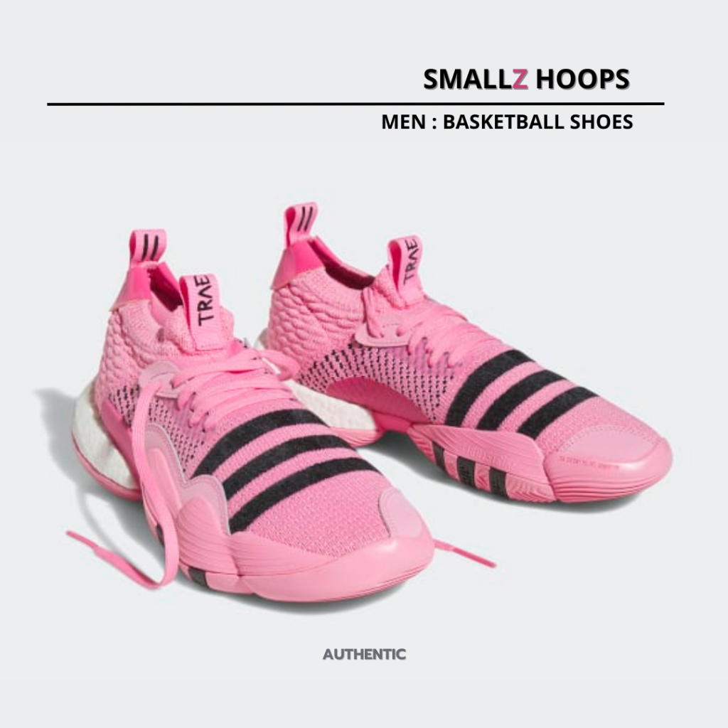 รองเท้าบาส Adidas Basketball TRAE YOUNG 2 ของแท้ 100% PINK TPLY