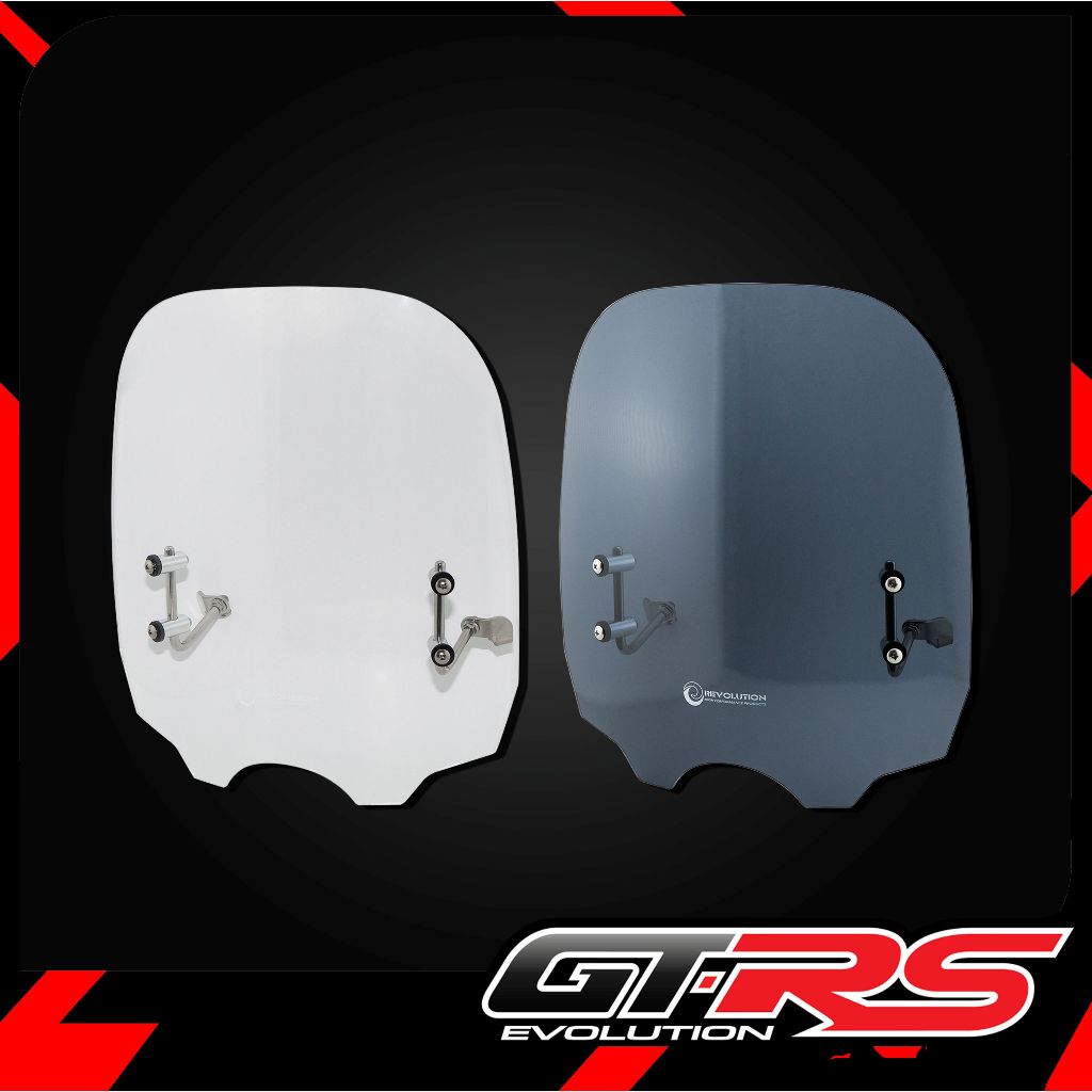 บังไมล์-ชิลล์หน้า+ขายึดรูกระจก สแตนเลส REVOLUTION C-125 Supercub