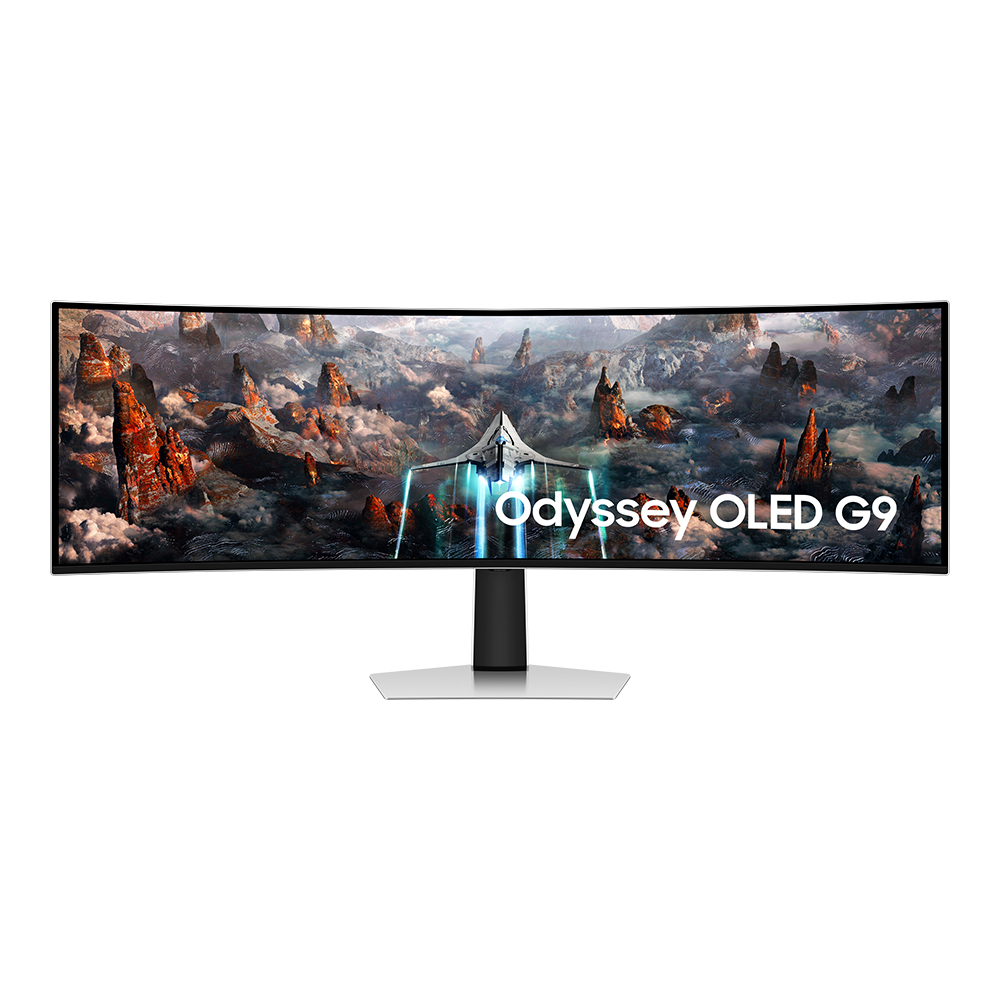 MONITOR (จอมอนิเตอร์) SAMSUNG ODYSSEY OLED G9 LS49CG934SEXXT - 49" OLED 2K 240Hz CURVED FREESYNC PRE