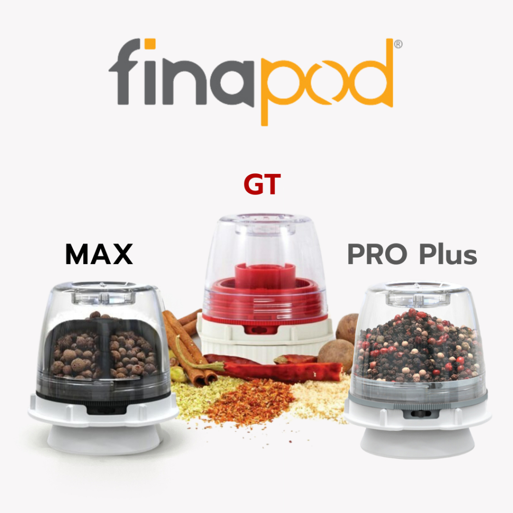 FinaPod รุ่น PRO Plus, Max, GT โถบดสำหรับเครื่อง Finamill ใช้กับ Finamill ได้ทุกรุ่น โถบดเครื่องเทศ