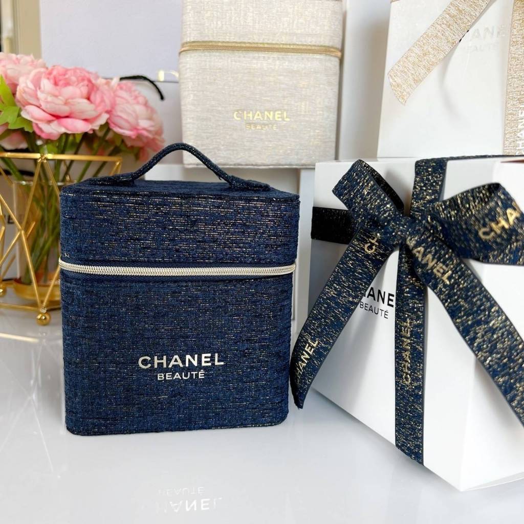 Chanel Beaute Makeup Box Bag VIP Collection 2023 : สียีนส์ แท้ 100%