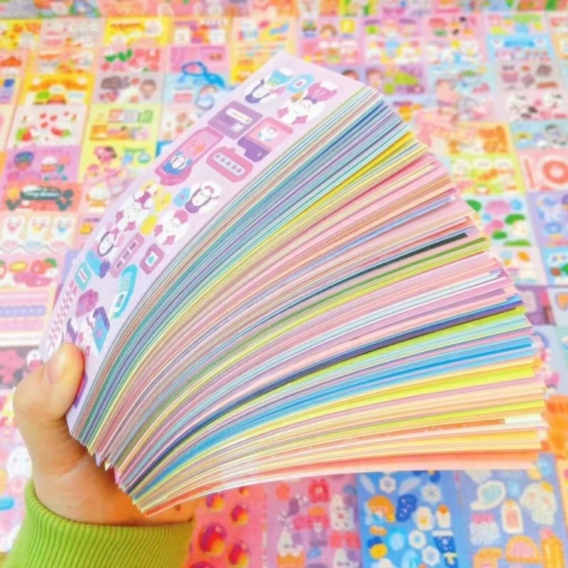 M040 สติกเกอร์ลายน่ารัก แผ่นละ 1 บาท สุ่มลาย พร้อมส่งจากไทย (*ขั้นต่ำ 10 ชิ้น)