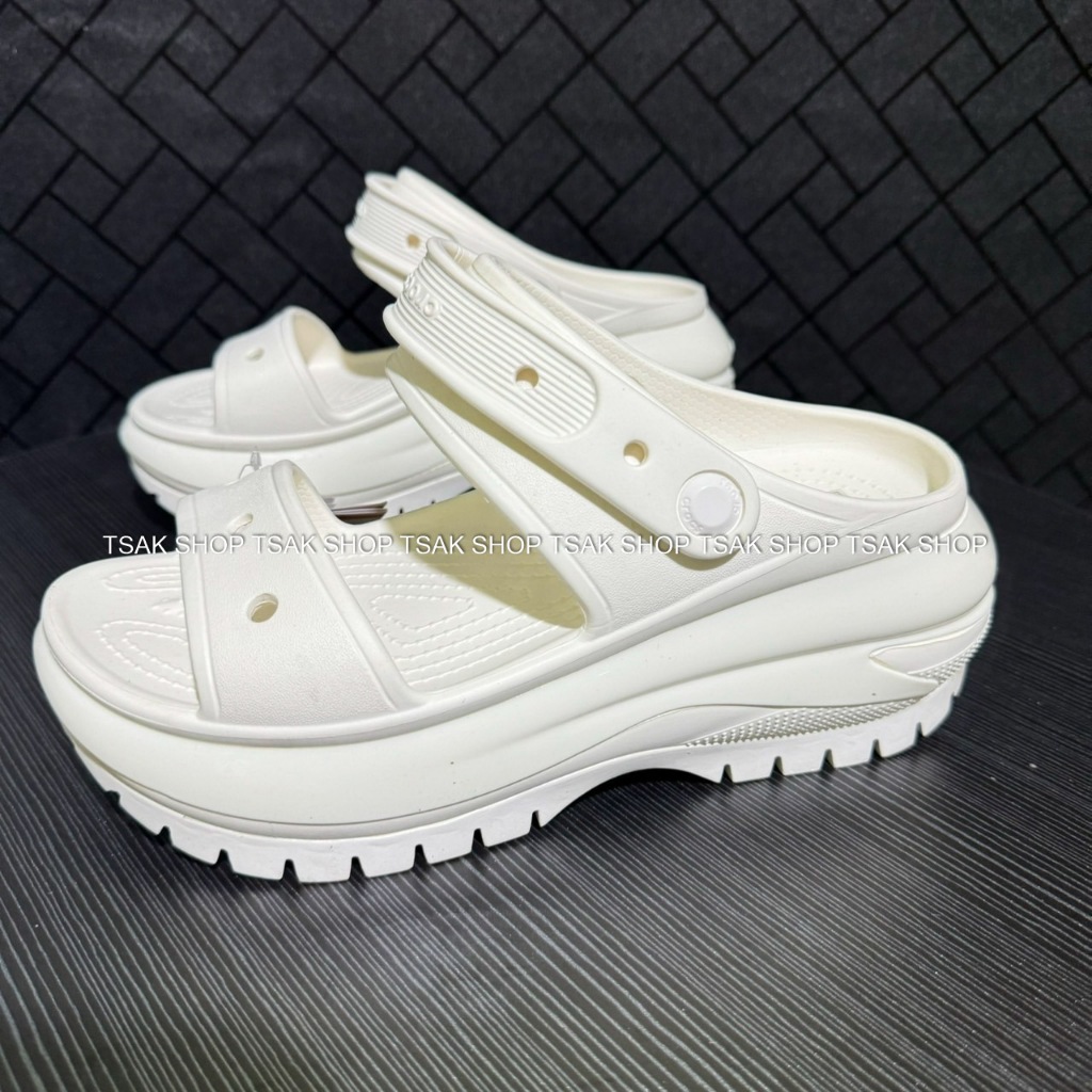 รองเท้าแตะแบบ เสริมส้น รุ่นMega CR Slide สำหรับวัยรุ่น ใส่เสริมสูง สวยมาก พร้อมส่ง