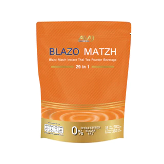 (1ห่อ : 20ซอง) ชาไทย BLAZO MATZH ชาเพื่อสุขภาพ ตรา เบลโซ่ แมท 29 IN 1 คุมหิว ไม่มีน้ำตาล