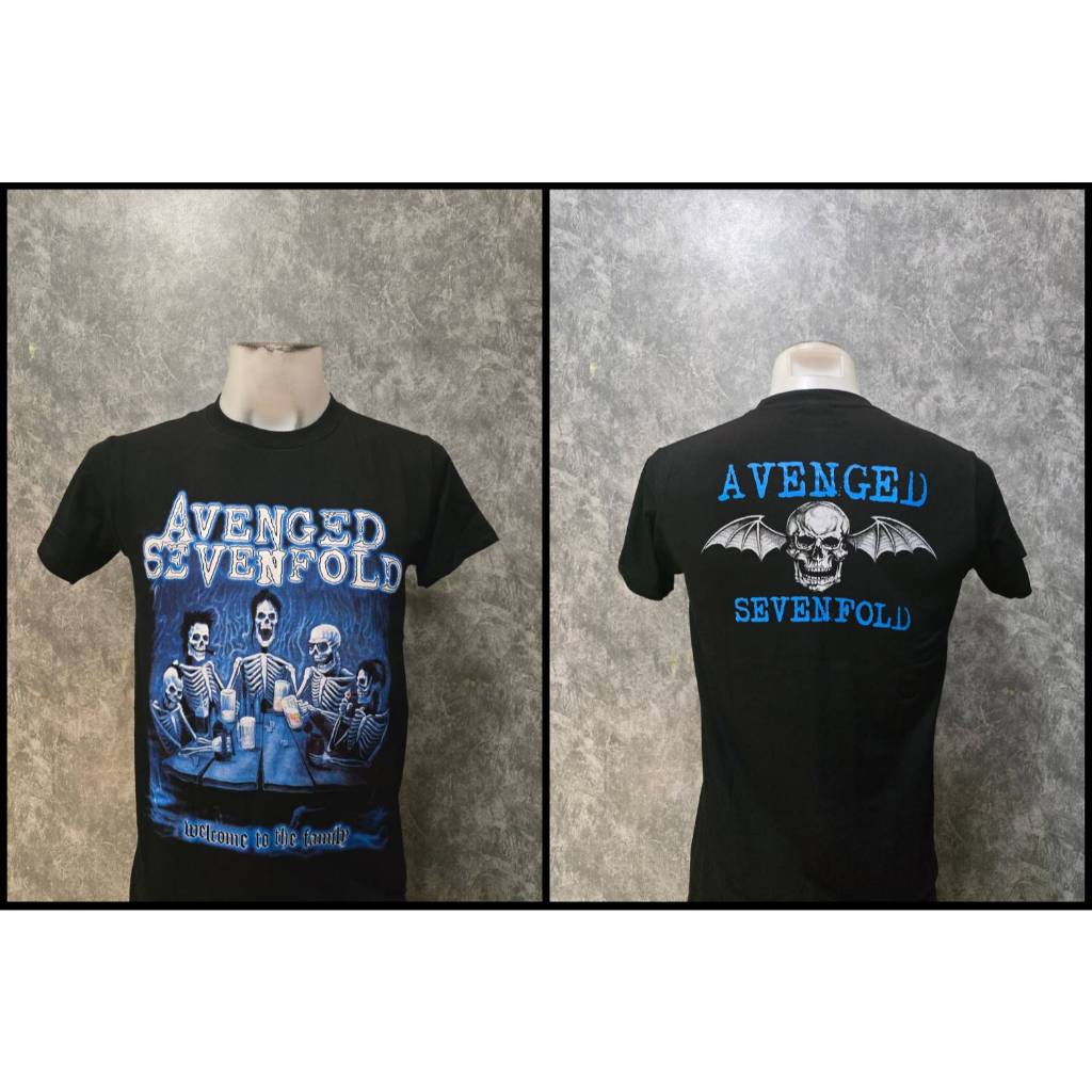 เสื้อยืดสกรีนลาย AVENG7FOLD (รหัส 229)