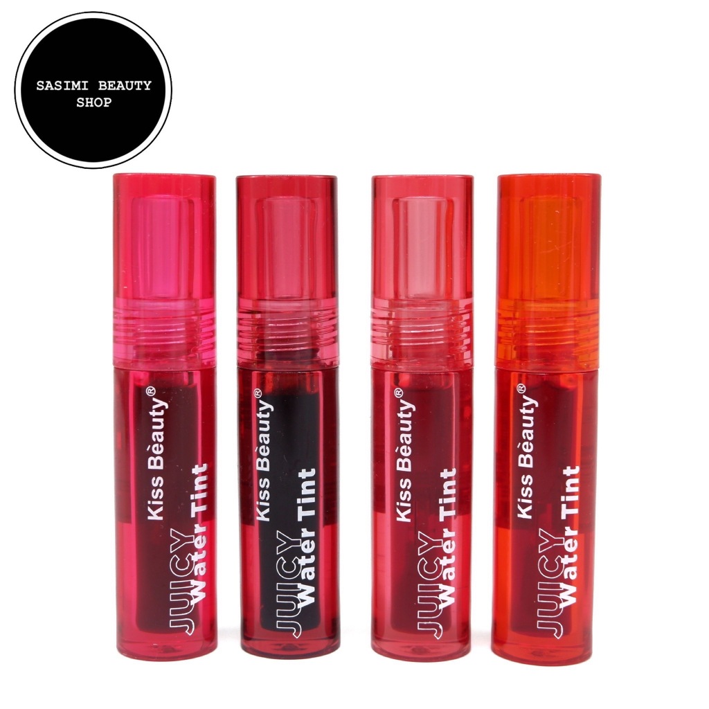 [ใหม่!] Kiss Beauty Colors Long-Lasting Juicy Water Tint ลิปทิ้นท์สูตรน้ำ ฉ่ำวาว ติดทน เบาสบายริมฝีปาก 4สี