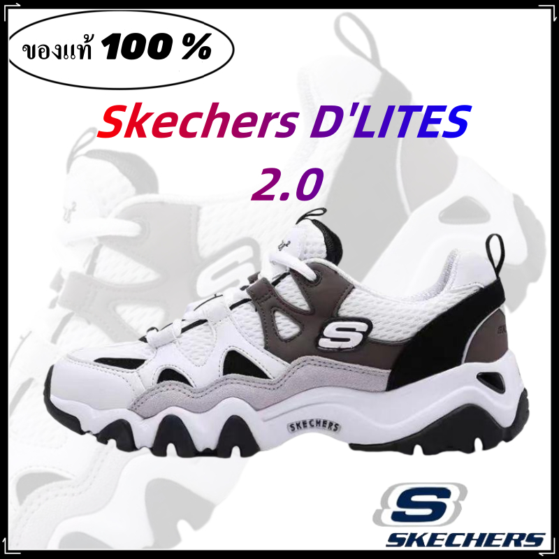 Skechers สเก็ตเชอร์ส รองเท้าผู้หญิง Women D'lites 2.0 Sport shoes ของแท้ 100 % Fashionable anti-slip and wear-resistant
