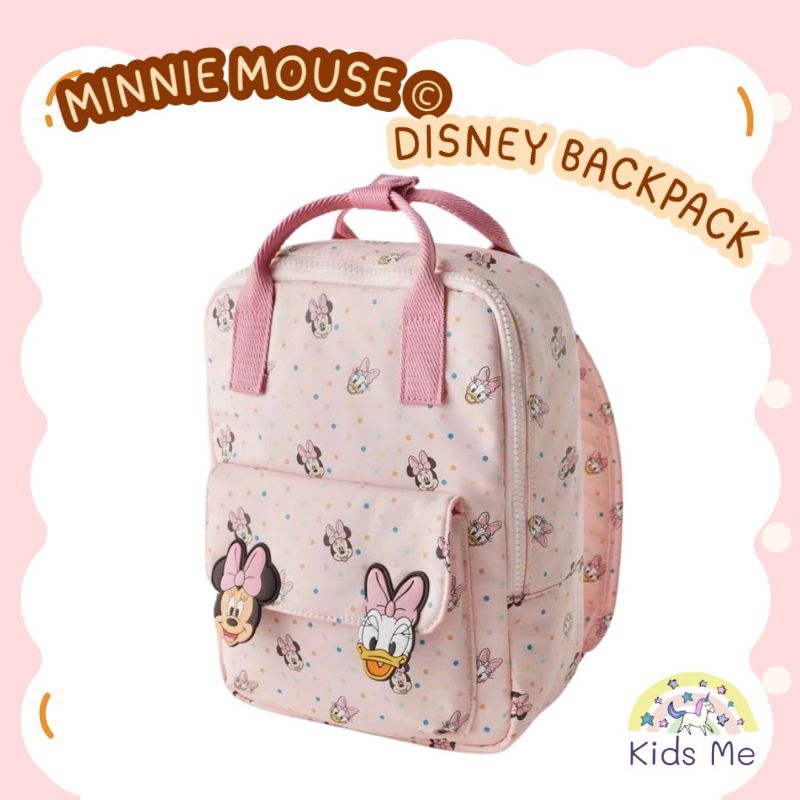 กระเป๋าเป้สะพายหลัง Zara กระเป๋าเด็ก ลาย Minnie Mouse สินค้าพร้อมส่ง