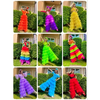 กางเกงกระโปรงฟู่ๆๆ เอวยางยืดsถึงxlยาว38นิ้วงานฟู่ๆๆๆมากๆๆๆๆจ…