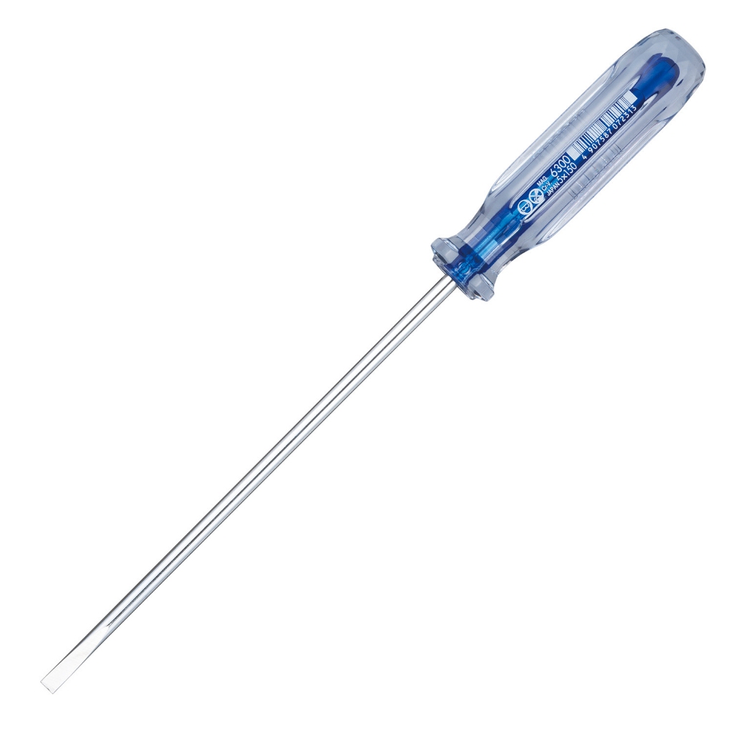 Vessel ไขควง Crystaline No.6300 แกนยาว (Long Shank)
