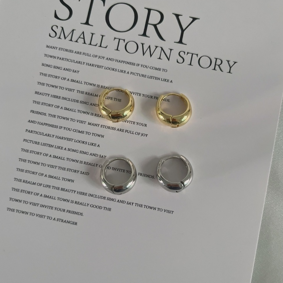 218-littlegirl gifts-C style earrings s925