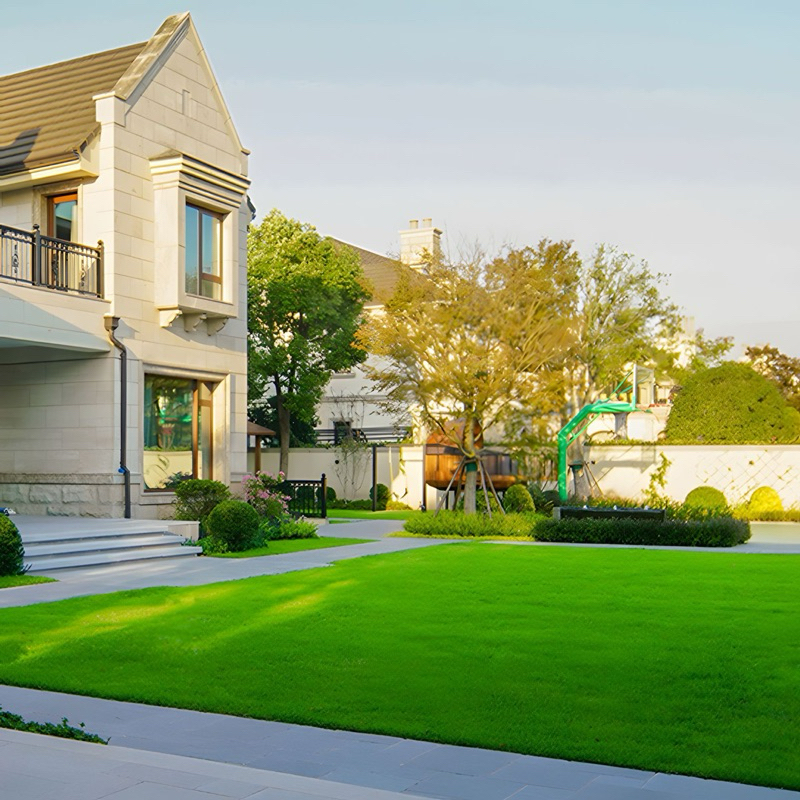 หญ้าเทียม หน้ากว้าง 2เมตร พร้อมส่ง สูง1เซน ผ้าคลุมดิน กันหญ้า วัชพืช - รูปที่ 7