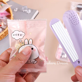 (คละสี) เครืองซีลถุงมินิ เครื่องหนีบมินิ แผ่นหยัก