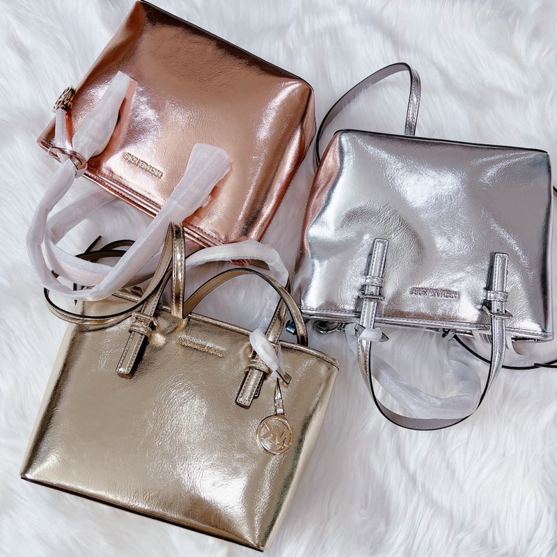 แท้ พร้อมส่ง MK MICHEL KORS JET SET TRAVEL XS CRYL CONV TZ TOTE