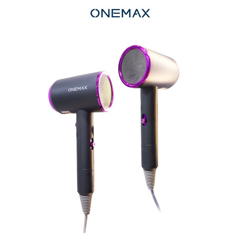 ONEMAX ไดร์เป่าผม 1250W ปรับความเร็วได้ 3 ระดับพร้อมหัวฉีดกระจายความร้อน