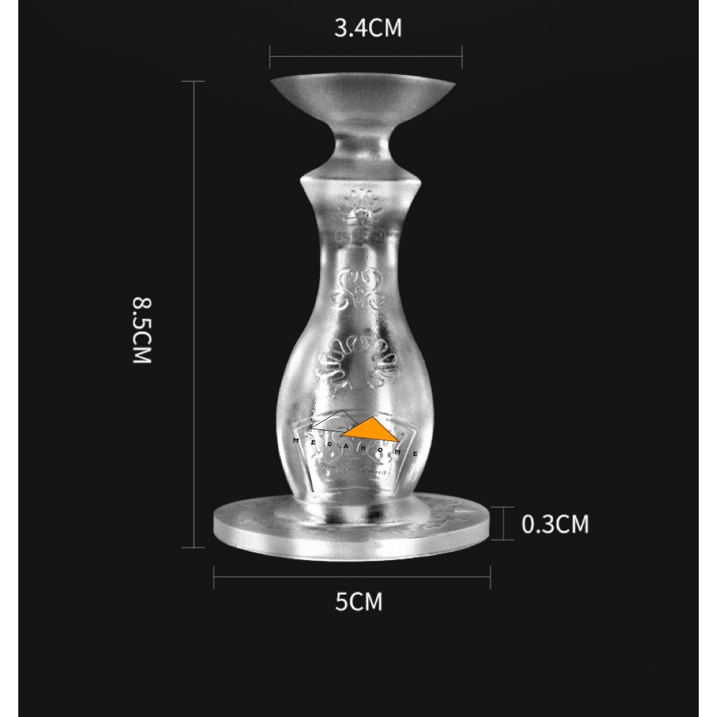 กันชนประตู ที่กันกระแทกประตู วัสดุซิลิโคน แผ่นจุกดูดที่กั้นประตู แบบไม่เจาะผนัง - รูปที่ 4