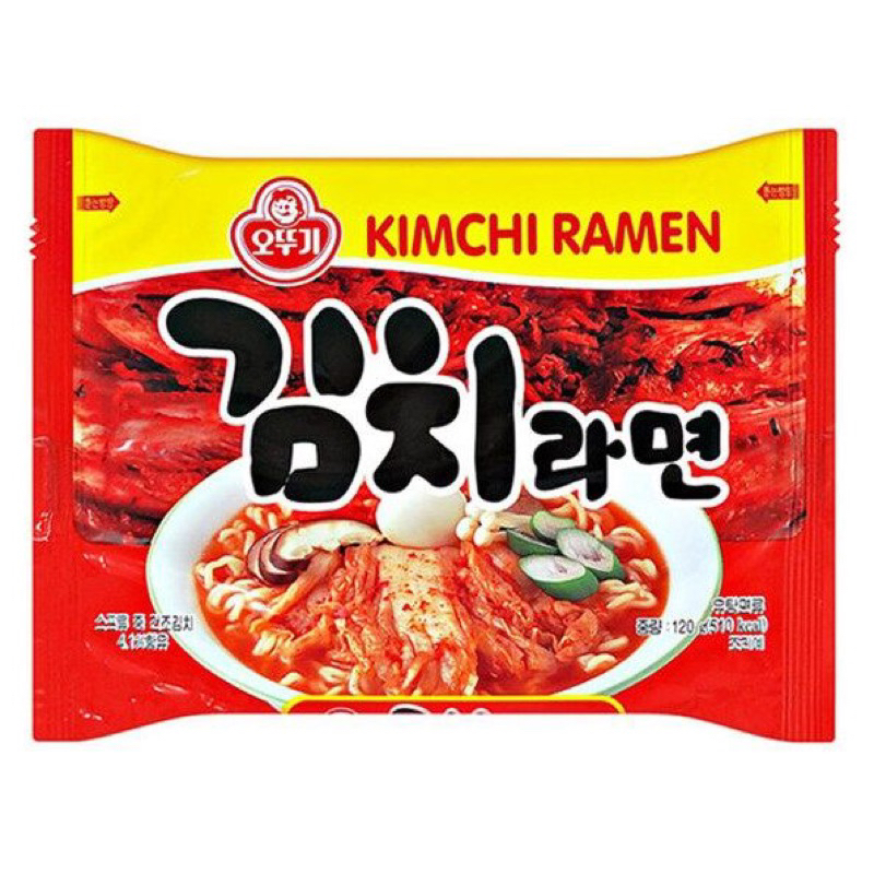 Ottogi kimchi ramen 120g. fl ราเมงรสกิมจิ นำเข้าจากเกาหลี🇰🇷🇰🇷