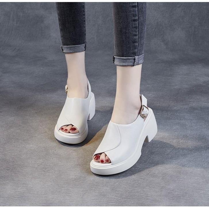 **พร้อมส่งในไทย** shoes i amm B16 (6116) รองเท้ารัดส้น