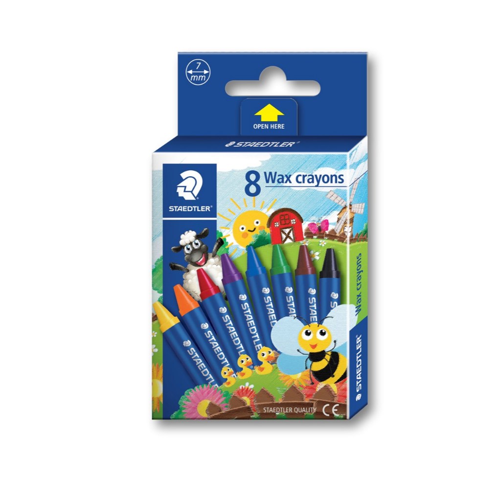 [ซื้อครบ 159บาท แถมฟรี Staedtler Pigment Liner 308 คละสี] สเต็ดเล่อร์ สีเทียน นอริส Staedtler 2200 2260 2290 Noris