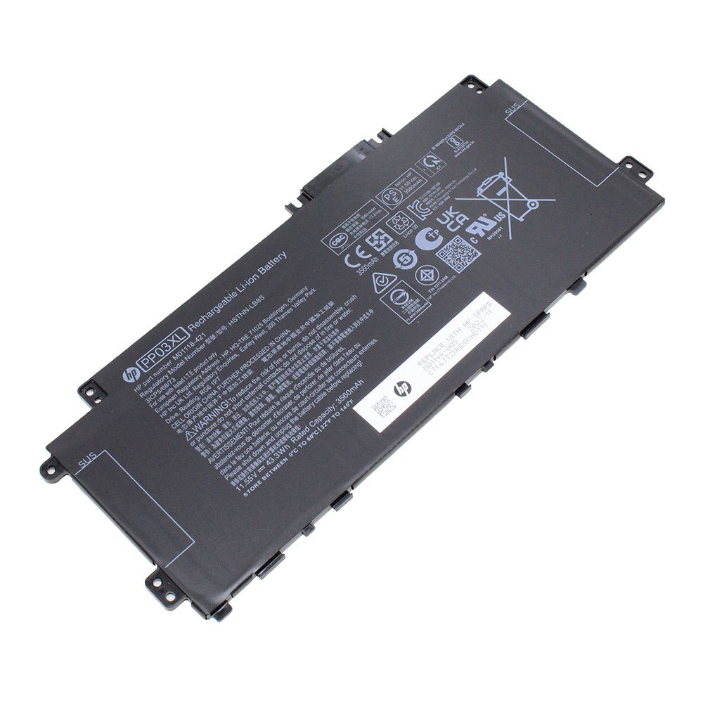 Battery HP PP03XL HP Pavilion 13-BB, 13-bb0015tu , 13-bb0069TU , 14-dw0095tu , 14-DV 14-DK 15-EH ของ