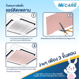 🚀ส่งด่วน (แถมฟรี เทปกาว) ของแท้💯N-care Air Filter copper แผ่นกรองอากาศ ฟิลเตอร์แอร์ 15x98 นิ้ว