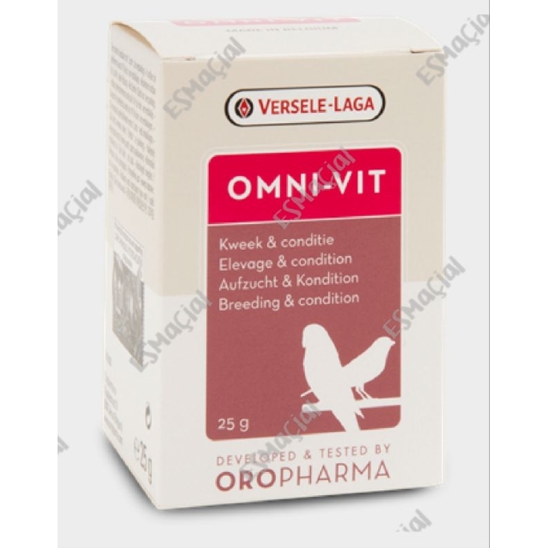 วิตามินรวม-เสริมการสืบพันธุ์นก — VERSELE-LAGA OMNI-VIT 25 g.