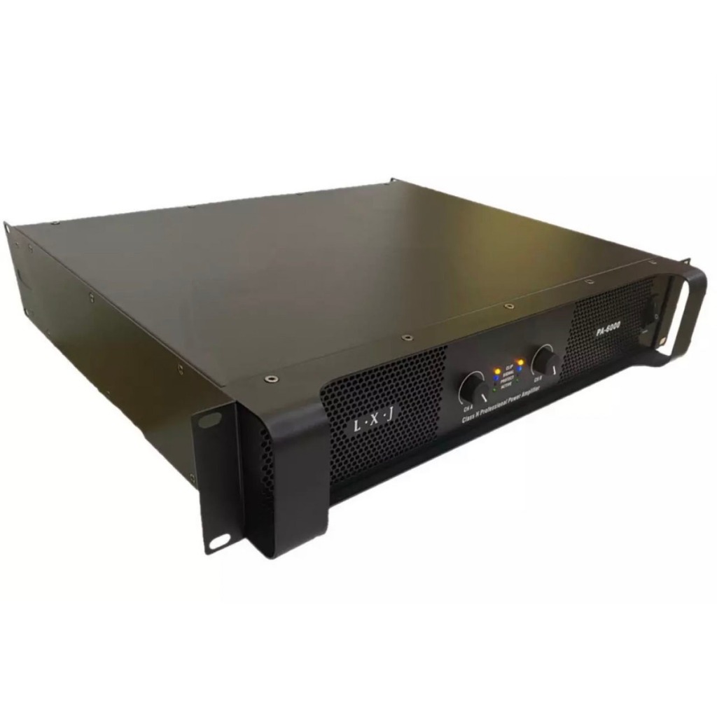 ✔(ส่งฟรี) Professional power amplifier เพาเวอร์แอมป์ 600W+600W เครื่องขยายเสียง รุ่น PA-6000