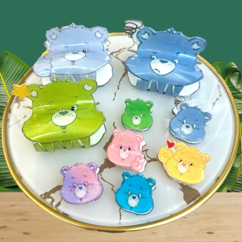 สินค้าใหม่ 🍄กิ๊บหนีบผม แพ็คคู่ เก็บผมหน้าม้า carebears 🌈🐻