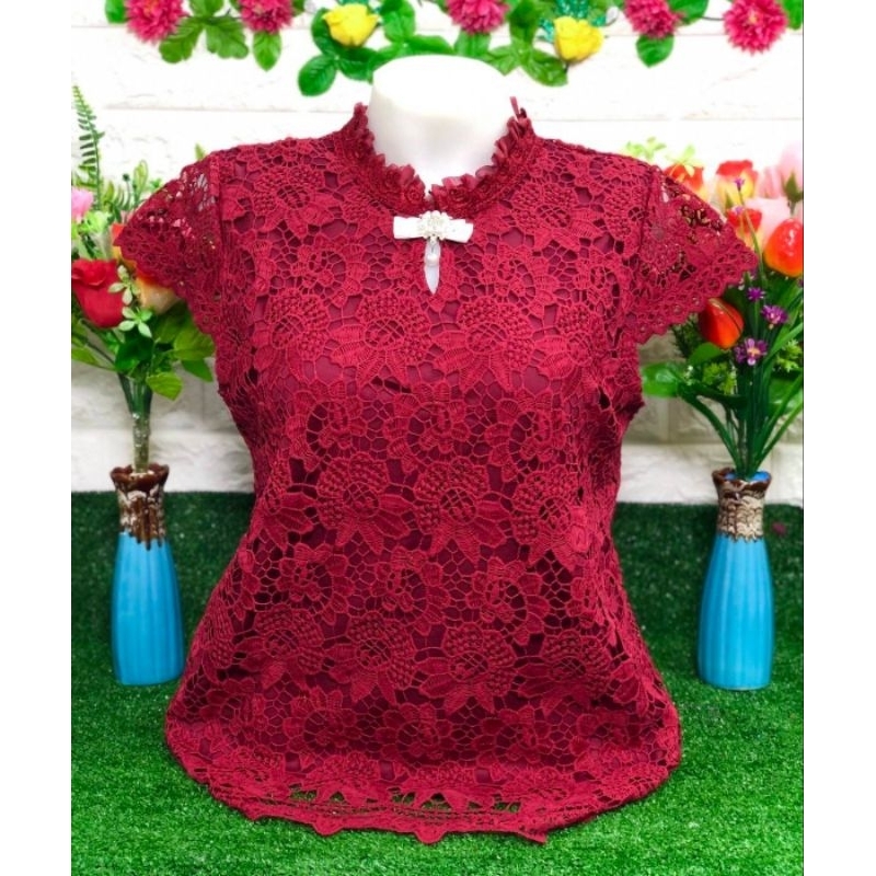 เสื้อลูกไม่มีซับในตัวสวยหรูใส่ได้ทุกงานเลยค่ะ