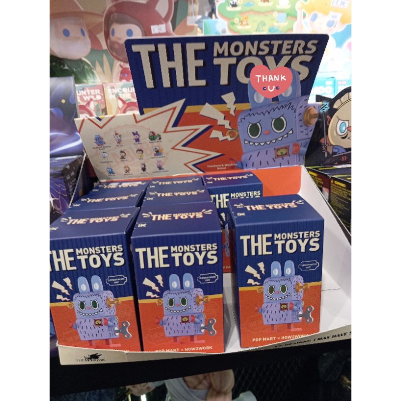 the monsters toys กล่องสุ่ม popmart 😍ส่ง grab ได้ กทม