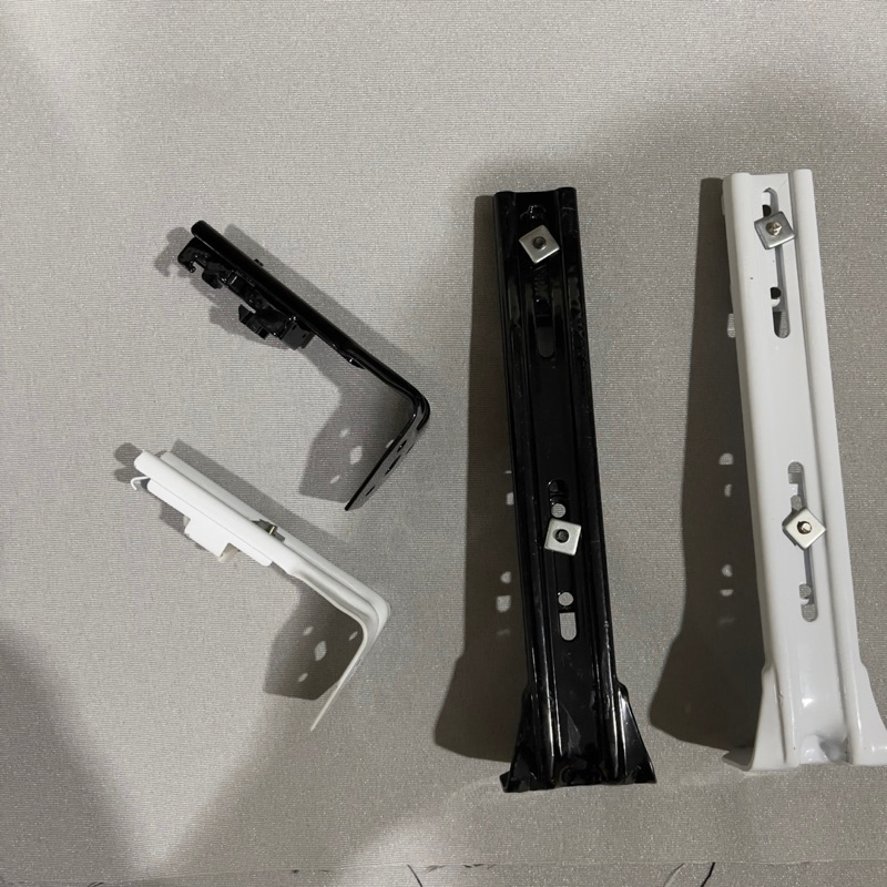 พร้อมส่ง!! ขารางม่านเทปลอน รางเอ็ม ยาวพิเศษ ขา1 ชั้น/ขา2ชั้น ฐานยึดกว้างแข็งแรง (1ชิ้น)