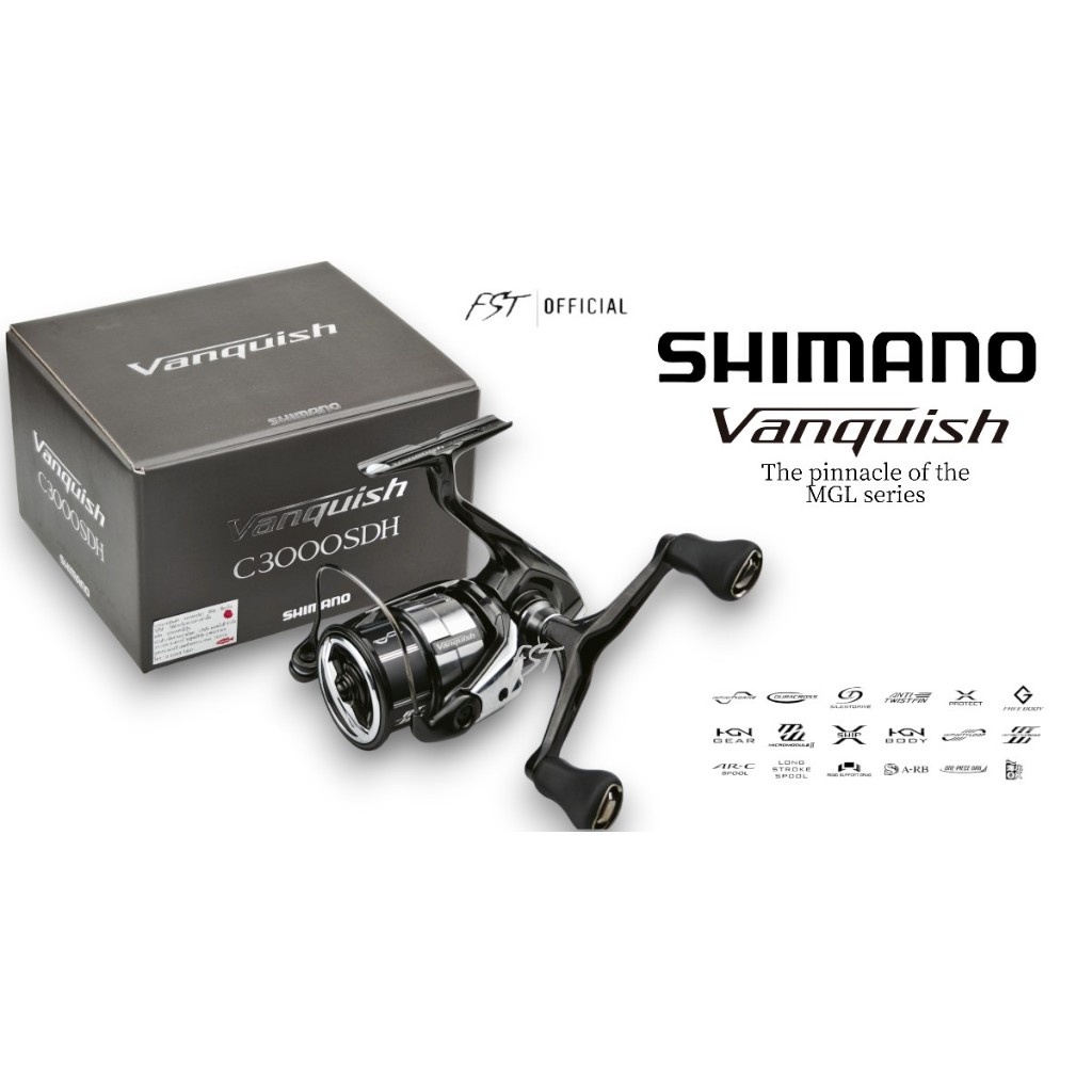 รอกสปิน Shimano Vanquish 2023 ของแท้ ประกันศูนย์ไทย