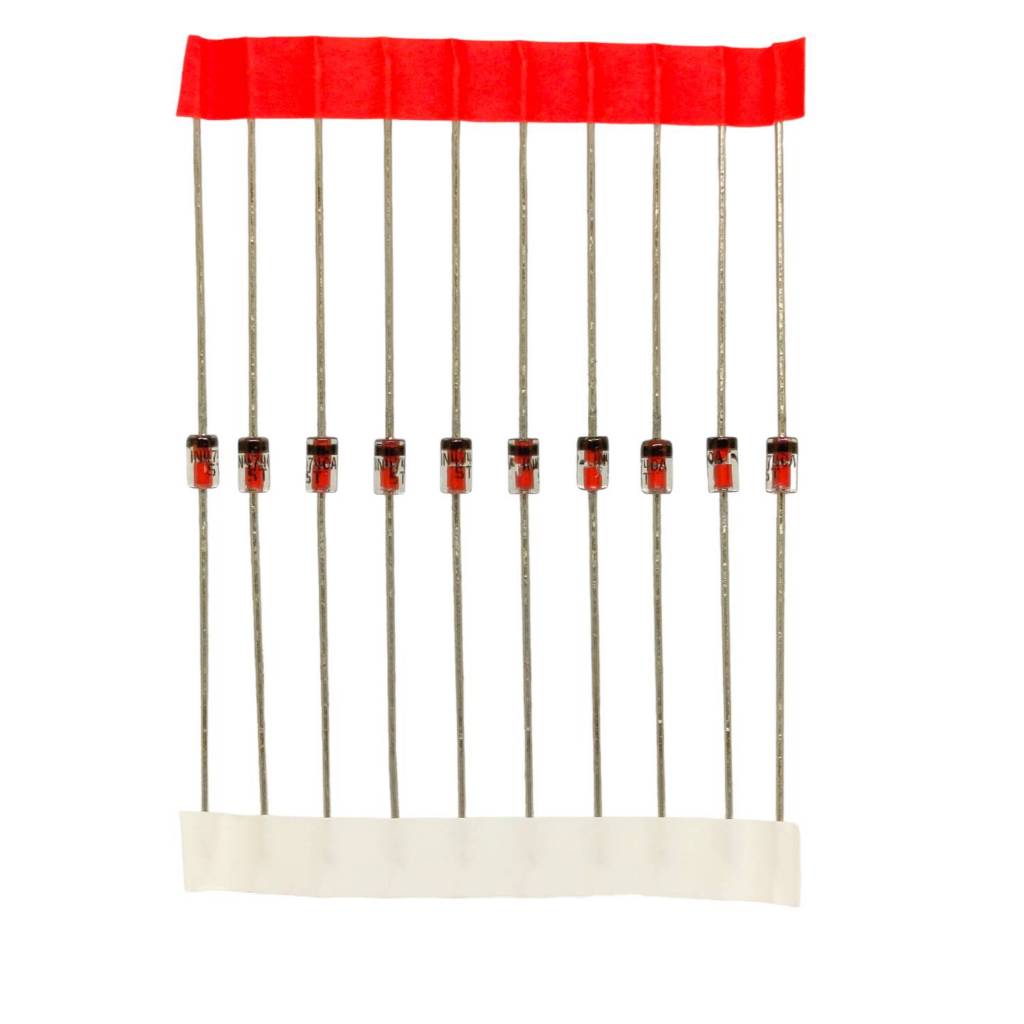 10ชิ้น ซีเนอร์ไดโอด 1วัตต์ zener diode 1 watt 3.3-20V 1N4728-1N4747
