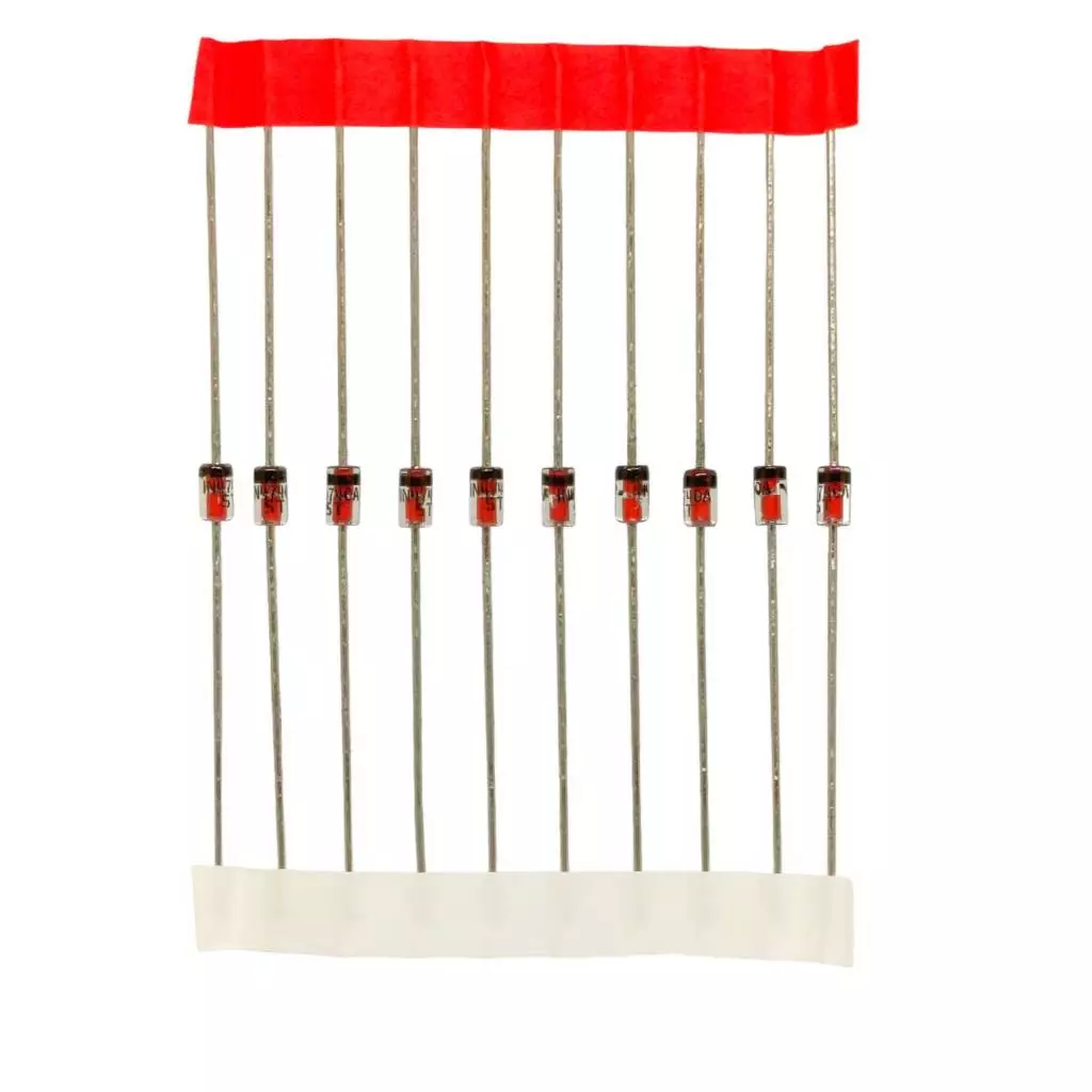 10ชิ้น ซีเนอร์ไดโอด 1วัตต์ zener diode 1 watt 3.3-20V 1N4728-1N4747