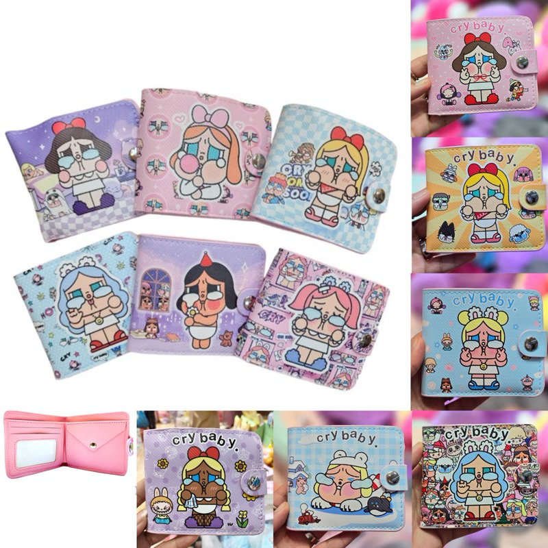กระเป๋าสตางค์มีช่องใส่บัตรลายการ์ตูน พร้อมส่ง