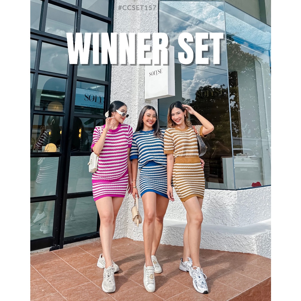 Chuuclothing Winner set [พร้อมส่ง] ลด30% เหลือ 490 บาท จาก 700 บาท
