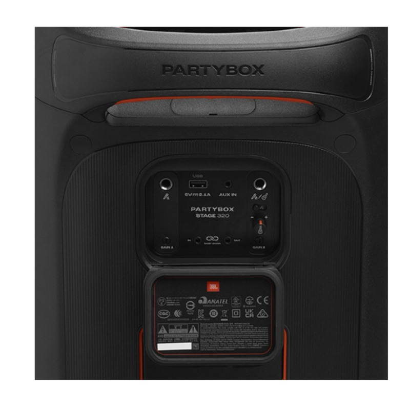 JBL PartyBox Stage 320 ลำโพงบลูทูธมีแบตในตัว รับประกัน 1 ปี