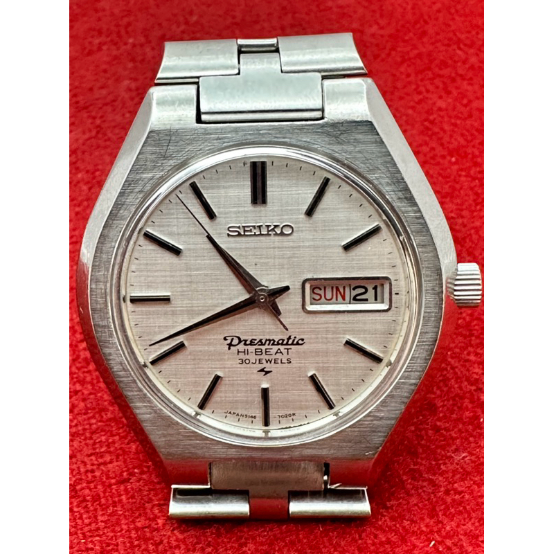 Seiko Presmatic HI-BEAT 30 jewels Automatic ตัวเรือนสแตนเลส นาฬิกาผู้ชาย มือสองของแท้